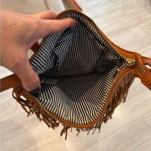 Brown fridge purse adjustable strap  NWOT